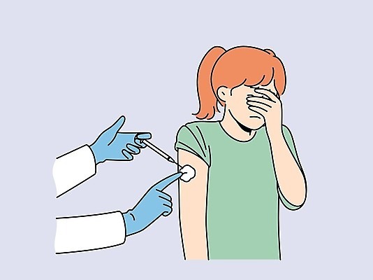 EPS 해외이미지 손 여자 일러스트 청소년 주사기 한명 상반신 신체부위 의사 무서움 눈물 예방접종 십대여자한명만 해외202309 해외일러스트 1 감정 의료기기 사람 의료진 접종 여자한명만 십대여자만 파일형식 벡터