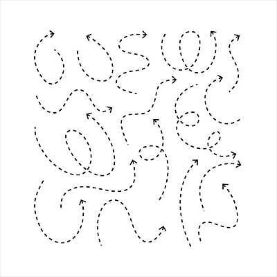 EPS 해외이미지 화살표 점선 곡선 일러스트 사람없음 세트 검은색 다양 낙서 방향 라인아트 손그림 빙글빙글 엘리먼트 해외202309 해외일러스트 선 컬러 다수 파일형식 벡터