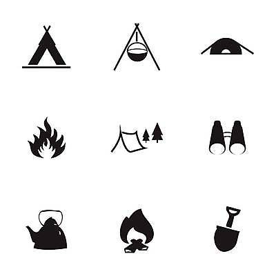 EPS 해외이미지 나무 디자인 여행 가방 일러스트 배낭 낚시 휴가 텐트 야외 여름 세트 소풍 쌍안경 캠핑 나침반 모닥불 수집 심볼 사인 벡터 해외202309 해외일러스트 식물 잡화 계절 불 레저 캠핑도구 야외활동 망원경 파일형식