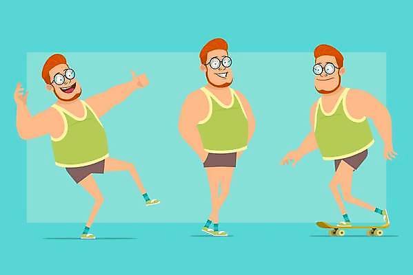 EPS 해외이미지 캐릭터 남자 행복 안경 얼굴 스포츠 포즈 일러스트 반바지 수염 거리 서기 소년 세트 점프 표현 최고 스케이트보드 플랫 승차 만화 사인 애니메이션 빨간머리 고립 필승 스타일 벡터 해외202309 해외일러스트 일러캐릭터 헤어스타일 잡화 감정 어린이 바지 모션 사람 신체부위 우승 보드_스포츠 파일형식