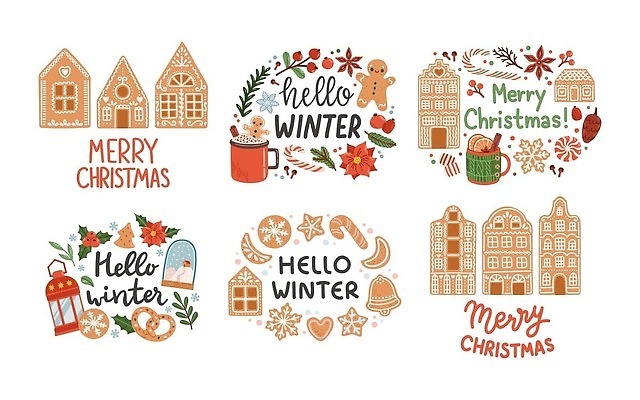 EPS 해외이미지 템플릿 디자인 배너 계절 행복 포스터 문장 백그라운드 컨셉 크리스마스 겨울 일러스트 캘리그라피 텍스트 휴가 미술 타이포그라피 그래픽 장식 단어 화환 수확 인사 신용카드 인쇄 12월 사인 복고 엽서 타입 고립 엘리먼트 레터링 벡터 해외202309 해외일러스트 문자 기념일 꽃 감정 농업 문화예술 금융 예절 날짜 편지 파일형식