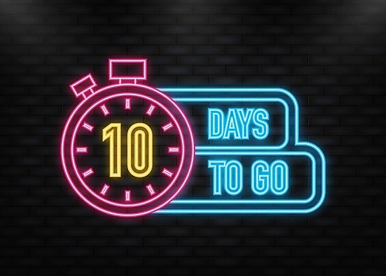 EPS 해외이미지 배너 일러스트 타이포그라피 사람없음 화려 날짜 심볼 네온 타이머 해외202309 해외일러스트 문자 컨셉 파일형식 벡터