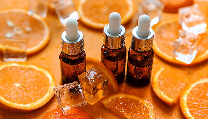 포토 JPG 해외이미지 백그라운드 오렌지 자연 사람없음 아웃포커스 뷰티 얼음 주황색 신선 오일 수분 내추럴 해외202309 해외포토 자연요소 음식 컬러 과일 촬영기법 화장품 생태계 파일형식