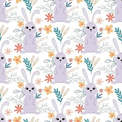 EPS 해외이미지 식물 동물 전통 디자인 꽃잎 꽃 행복 야생동물 어린이 백그라운드 잎 패턴 일러스트 포장 자연 벽지 부활절 미술 앉기 그래픽 장식 컬러풀 축제 봄 기쁨 흰색 아기 직물 토끼 화려 인쇄 만화 허브 포장지 벡터 해외202309 해외일러스트 계절 기념일 감정 컬러 컨셉 무늬 포유류 모션 문화예술 사람 반려동물 생태계 파일형식