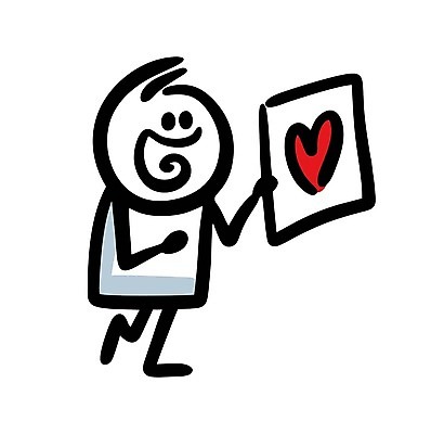 EPS 해외이미지 종이 인물캐릭터 일러스트 한명 들기 사람 하트 낙서 심플 다리들기 해외202309 해외일러스트 일러캐릭터 모양 캐릭터 1 모션 파일형식 벡터