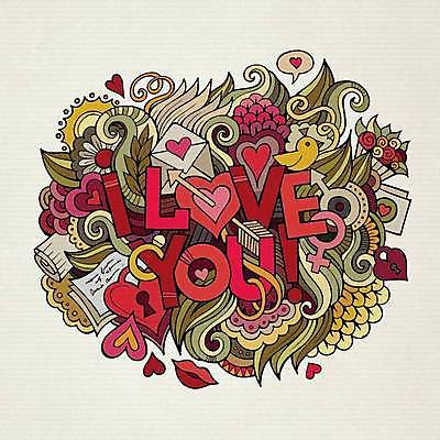 EPS 해외이미지 종이 말풍선 일러스트 조류 자물쇠 사랑 사람없음 하트 낙서 편지 가득함 사랑의화살 레터링 해외202309 해외일러스트 모양 동물 감정 화살 파일형식 벡터