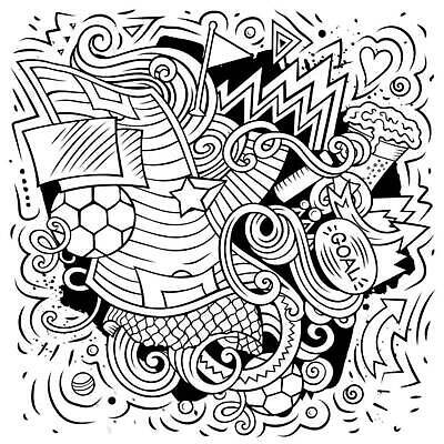 EPS 해외이미지 디자인 스포츠 장갑 컨셉 유니폼 밭 일러스트 경기 세계 축구 장비 게임 깃발 우승 팬 심판 낙서 그래피티 놀이터 만화 스케치 라인아트 오브젝트 클럽 윤곽 골키퍼 점수 골 구성 챔피언 토너먼트 플레이어 해외202309 해외일러스트 잡화 옷 선 농업 놀이 운동선수 미술 구기 최고 그림 파일형식 벡터