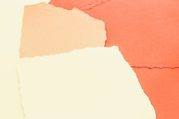 포토 JPG 해외이미지 종이 조각 백그라운드 사람없음 주황색 질감 콜라주 찢어짐 겹침 해외202309 해외포토 컬러 모션 파일형식