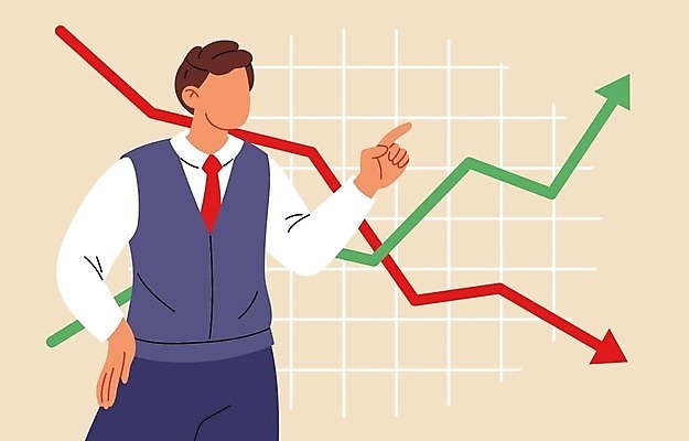 EPS 해외이미지 컨셉 돈 일러스트 비즈니스 그래프 화살 사람 금융 경제 세일 자료 비즈니스맨 시장 떨어짐 주식 위험 충돌 하락 속도 무역 보고서 투자 문제 이익 파산 나쁜 빚 부정적 우울증 위기 적자 투자자 벡터 해외202309 해외일러스트 남자 감정 산업 직장인 재산 질병 파일형식