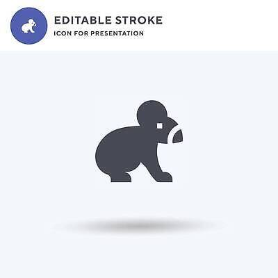 EPS 해외이미지 일러스트 그림자 타이포그라피 사람없음 코알라 해외202309 해외일러스트 문자 포유류 파일형식 벡터