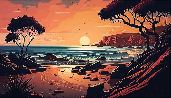 EPS 해외이미지 나무 디자인 배너 실루엣 포스터 바다 일러스트 자연 벽지 추상 휴가 미술 그래픽 물 햇빛 파티 일출 맑음 일몰 새벽 수확 덮개 저녁 휴양지 복고 하와이 심플 엽서 발리 인도네시아 천국 스카이라인 그런지 스리랑카 이국적 파라다이스 수평선 미니멀리스트 해외202309 해외일러스트 자연요소 식물 아시아 섬 무늬 농업 날씨 문화예술 촬영기법 이벤트 태양 노을 미국 장소 뚜껑 야간 편지 생태계 파일형식 벡터