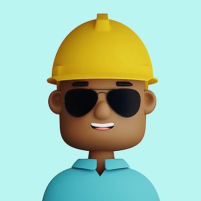 포토 JPG 해외이미지 캐릭터 남자 흑인 셔츠 한명 상반신 성인 선글라스 3D 안전모 아바타 성인남자한명만 해외202309 해외포토 서양인 1 안경 상의 사람 헬멧 안전장비 디지털합성 남자한명만 성인남자만 파일형식