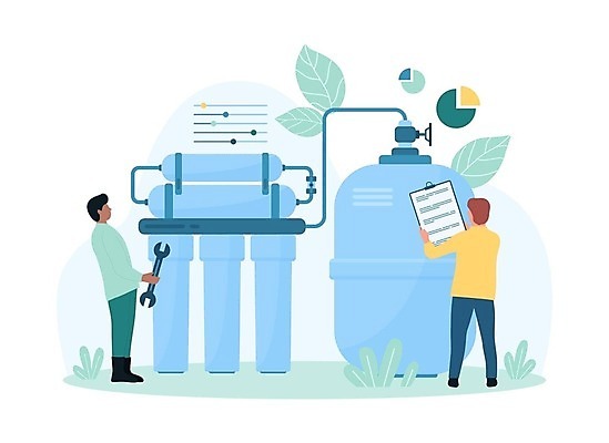 EPS 해외이미지 식물 배너 음료 일러스트 공장 주택 사람 치료 물 장비 마시기 스패너 엔지니어 플랫 수리 만화 청소 서비스 파이프 탱크 시스템 고정 반전 설치 필터 공급 벡터 해외202309 해외일러스트 자연요소 컨셉 공업 의학 모션 건물 공구 기술자 파일형식