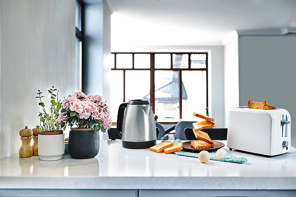 포토 JPG 해외이미지 식재료 창문 사람없음 계란 꽃병 아침식사 식빵 토스트 전기포트 토스트기 해외202309 해외포토 꽃 빵 알 식사 가전제품 파일형식