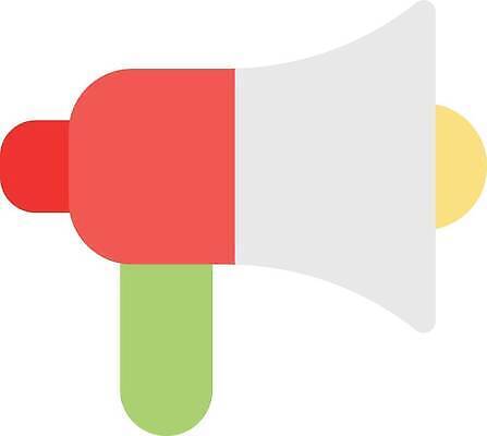 EPS 해외이미지 디자인 컨셉 일러스트 통신 뿔 경고 확성기 소리 외침 발표 메시지 볼륨 심볼 오브젝트 사인 오디오 방송 시끄러움 목소리 경보 고립 마케팅 비명 벡터 해외202309 해외일러스트 전자제품 파일형식