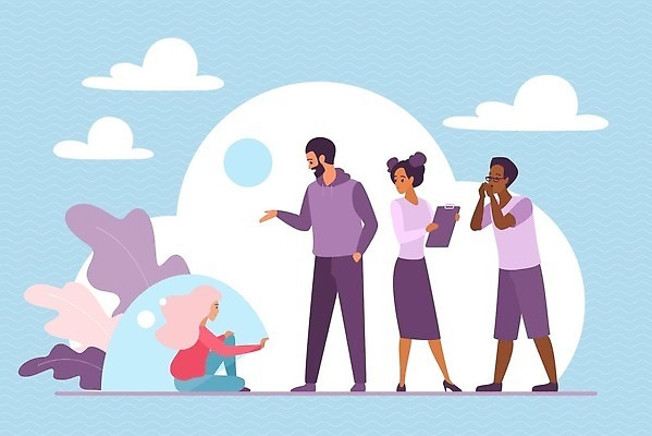 EPS 해외이미지 캐릭터 라이프스타일 컨셉 일러스트 통신 가족 관계 유리 거리 건강 사람 우주 환경 거품 잡기 최고 사회 플랫 닫기 고독 군중 만화 동료 명상 설정 고립 셀프 소셜 해로움 벡터 존경 해외202309 해외일러스트 일러캐릭터 감정 모션 재질 생활 공동체 파일형식