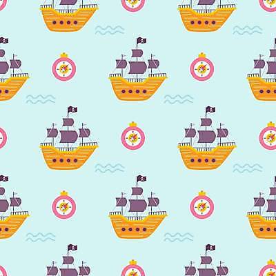 EPS 해외이미지 디자인 종이 어린이 바다 여행 백그라운드 패턴 일러스트 벽지 휴가 뼈 항해 그래픽 물 여름 장난감 파티 줄무늬 게임 깃발 아기 직물 보트 나침반 만화 천 심볼 그림 질감 선원 손그림 해적 포장소품 해골모형 벡터 해외202309 해외일러스트 자연요소 계절 무늬 배_교통 포장 놀이 사람 이벤트 모형 도둑 오브젝트 포장재료 파일형식