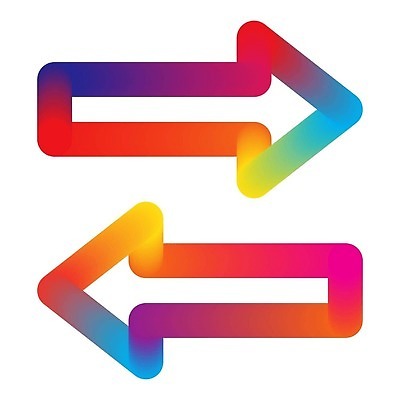 EPS 해외이미지 모양 디자인 컬러 인터넷 일러스트 추상 화살 빨간색 세트 컬러풀 디지털 웹 흰색 어플리케이션 방향 왼쪽 심볼 사인 속도 역동적 마법 네비게이션 고립 다음 인터페이스 충고 벡터 해외202309 해외일러스트 컨셉 무늬 파일형식