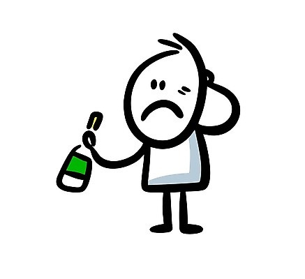 EPS 해외이미지 인물캐릭터 일러스트 한명 들기 사람 손짓 낙서 와인병 심플 해외202309 해외일러스트 일러캐릭터 캐릭터 1 모션 병_용기 와인 파일형식 벡터