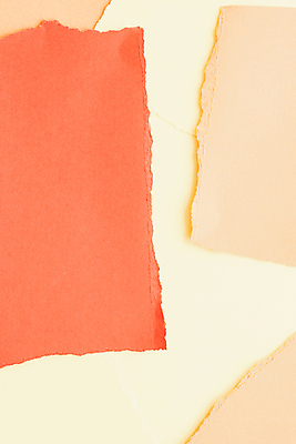 포토 JPG 해외이미지 종이 조각 백그라운드 사람없음 주황색 질감 콜라주 찢어짐 겹침 해외202309 해외포토 컬러 모션 파일형식