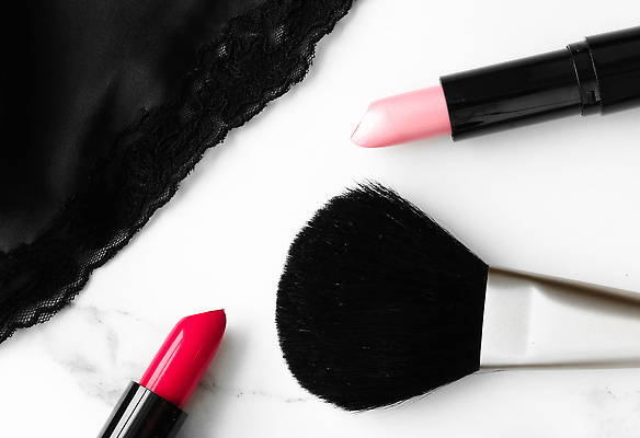 포토 JPG 해외이미지 백그라운드 사람없음 립스틱 고급 대리석 메이크업브러쉬 해외202309 해외포토 컨셉 재료 화장품 붓 파일형식