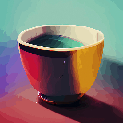 JPG 해외이미지 커피 일러스트 사람없음 컬러풀 카페 빈티지 커피잔 그림 복고 해외202309 해외일러스트 음료 컬러 컨셉 잔 상점 파일형식