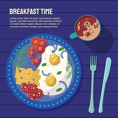 EPS 해외이미지 접시 디자인 커피 음료 음식 빵 백그라운드 포크 토마토 채소 일러스트 재료 탁자 아침 치즈 건강 육류 요리 그래픽 컵 주방 식당 계란 식사 저녁식사 튀김 식탁보 신선 뜨거움 소시지 플랫 칼 맛 아침식사 정상 먹기 메뉴 점심식사 고립 딜 스크램블 벡터 맛있는 해외202309 해외일러스트 주간 식기 가구 컨셉 식재료 모션 유제품 상점 알 가공식품 계란요리 파일형식