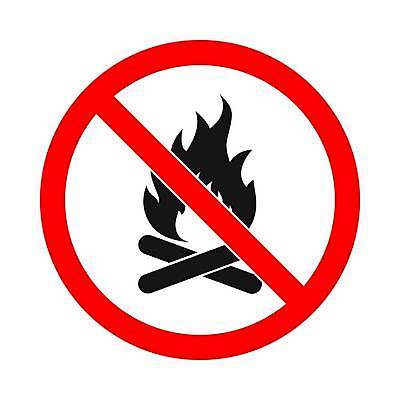 EPS 해외이미지 일러스트 경고 사람없음 빨간색 픽토그램 금지 모닥불 심볼 해외202309 해외일러스트 컬러 불 파일형식 벡터