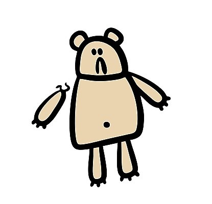 EPS 해외이미지 인물캐릭터 일러스트 사람없음 곰인형 손상 낙서 심플 해외202309 해외일러스트 일러캐릭터 캐릭터 인형 컨셉 사람 파일형식 벡터