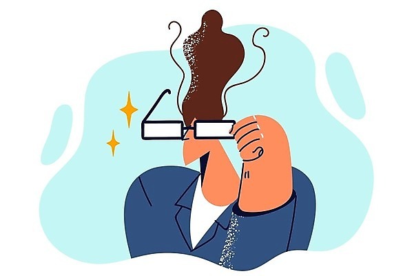 EPS 해외이미지 남자 안경 일러스트 한명 들기 상반신 성인 비즈니스맨 성인남자한명만 안경낌 해외202309 해외일러스트 1 잡화 비즈니스 모션 사람 직장인 남자한명만 성인남자만 파일형식 벡터