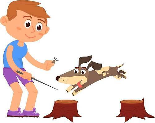 EPS 해외이미지 나무 동물 캐릭터 손 남자 행복 어린이 백그라운드 일러스트 놀이 안내 함께함 사랑 서기 사람 소년 야외 반려동물 점프 우정 만지기 흰색 잡기 막대기 플랫 개 강아지 작음 만화 주인 송곳니 고립 돌봄 벡터 해외202309 해외일러스트 일러캐릭터 식물 감정 컬러 컨셉 포유류 모션 신체부위 친구 치아 크기 파일형식