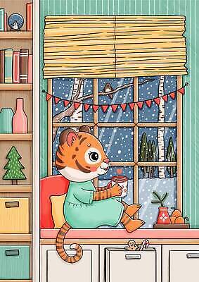 EPS 해외이미지 동물 캐릭터 디자인 포스터 백그라운드 일러스트 휴가 새해 동양인 그래픽 컵 중국 신용카드 호랑이 만화 심볼 사인 엽서 벡터 해외202309 해외일러스트 일러캐릭터 식기 아시아 포유류 인종 금융 편지 파일형식