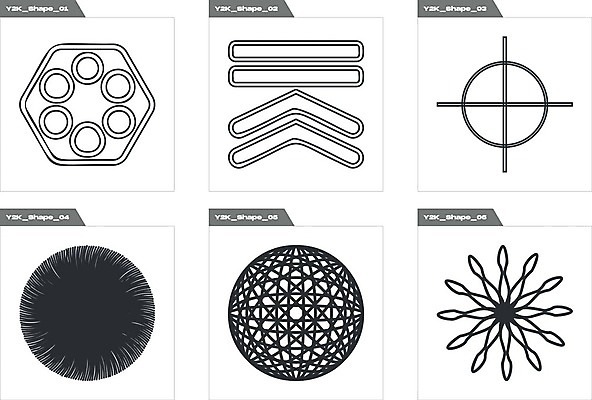 EPS 해외이미지 디자인 화살표 일러스트 추상 사람없음 그래픽 세트 검은색 원형 라인아트 조준 기하학 해외202309 해외일러스트 도형 선 컬러 무늬 파일형식 벡터