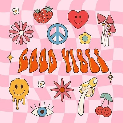 EPS 해외이미지 영어 꽃 분홍색 일러스트 딸기 타이포그라피 사람없음 반짝임 버섯 흐름 하트 체리 웨이브 복고 체크무늬 눈모양 이모티콘 피스마크 키치 Y2K 해외202309 해외일러스트 모양 식물 문자 기호 컬러 컨셉 무늬 과일 모션 평화 파일형식 벡터