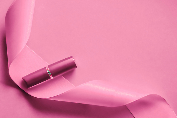 포토 JPG 해외이미지 리본 분홍색 사람없음 뷰티 화장품 립스틱 오브젝트 해외202309 해외포토 컬러 파일형식