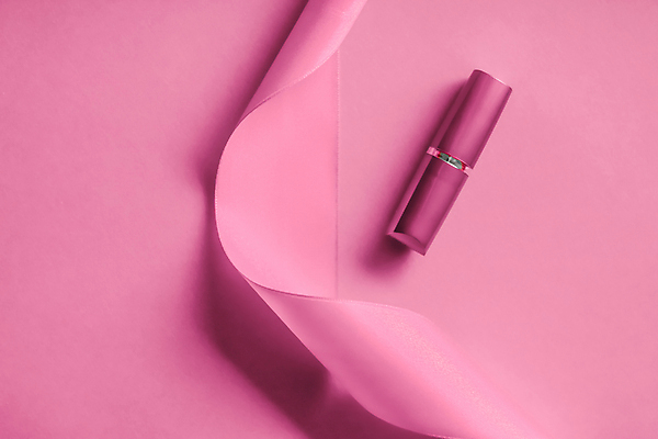 포토 JPG 해외이미지 리본 분홍색 사람없음 뷰티 화장품 립스틱 오브젝트 해외202309 해외포토 컬러 파일형식