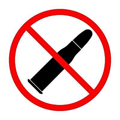 EPS 해외이미지 일러스트 경고 사람없음 픽토그램 금지 심볼 총알 해외202309 해외일러스트 무기 파일형식 벡터