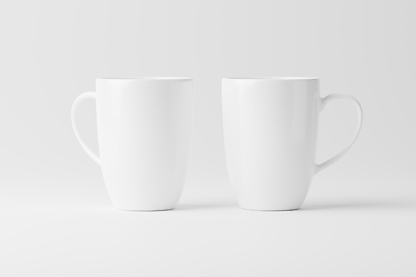 포토 JPG 해외이미지 사람없음 3D 머그컵 흰색 오브젝트 목업 해외202309 해외포토 컬러 컵 디지털합성 파일형식