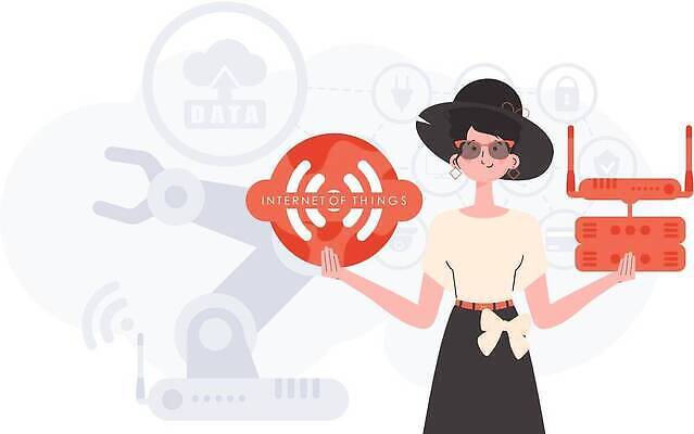 EPS 해외이미지 여자 일러스트 한명 들기 상반신 성인 선글라스 와이파이 사물인터넷 성인여자한명만 해외202309 해외일러스트 1 안경 모션 정보기술 사람 무선인터넷 여자한명만 성인여자만 파일형식 벡터