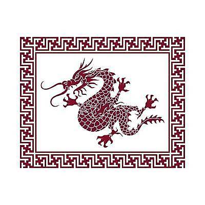 EPS 해외이미지 전통 일러스트 사람없음 전통문양 용 테두리 그림 해외202309 해외일러스트 문양 파일형식 벡터