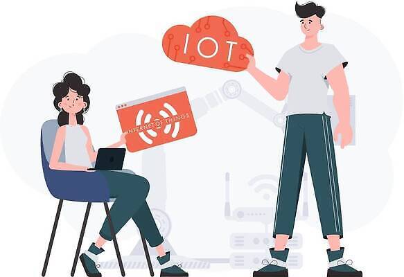 EPS 해외이미지 전신 여자 남자 의자 일러스트 협력 들기 앉기 성인 두명 노트북 클라우드서비스 인터넷창 사물인터넷 성인만 해외202309 해외일러스트 가구 인터넷 모션 정보기술 사람 전자제품 서비스 파일형식 벡터