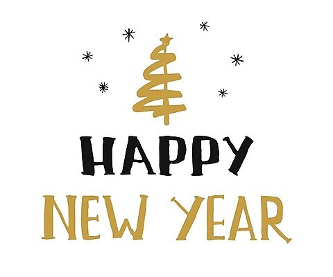 EPS 해외이미지 영어 일러스트 타이포그라피 사람없음 크리스마스트리 달력 12월 해피뉴이어 해외일러스트 문자 크리스마스 새해인사 날짜 파일형식 벡터