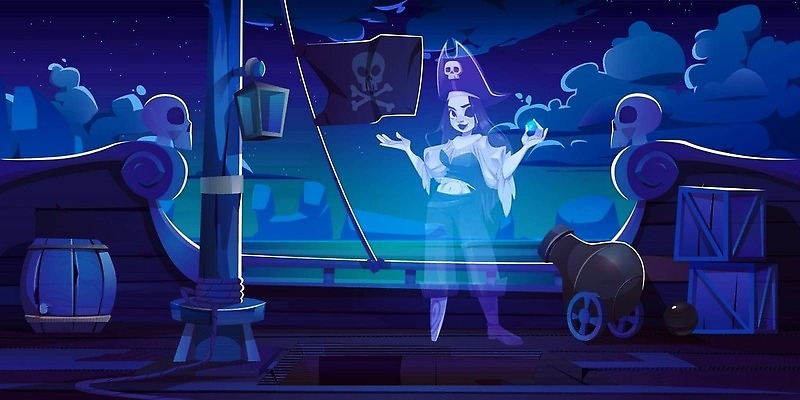 EPS 해외이미지 캐릭터 일러스트 동화 목재 골동품 게임 바위 죽음 깃발 보트 유령 야간 보석 만화 갑판 트로피 공상 해적 마법 대포 보물 보철 옛날 해골모형 벡터 해외202309 해외일러스트 일러캐릭터 자연요소 나무 무기 배_교통 재료 놀이 모형 돌_바위 광석 도둑 상_우승 파일형식