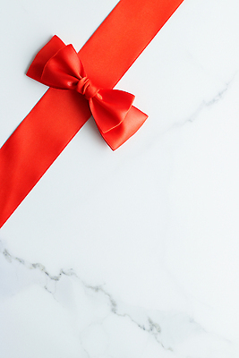 포토 JPG 해외이미지 리본 선 사람없음 빨간색 하이앵글 흰색 대리석 해외202309 해외포토 뷰포인트 컬러 재료 파일형식