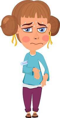 EPS 해외이미지 여자 어린이 일러스트 건강 병원 사람 약 고통 추위 환자 흰색 열 바이러스 질병 상처 온도계 만화 온도 고립 돌봄 인플루엔자 벡터 해외202309 해외일러스트 감정 컬러 의학 모션 파일형식