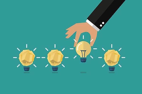 EPS 해외이미지 손 일러스트 비즈니스 전구 모션 신체부위 잡기 구김 종이뭉치 해외202309 해외일러스트 종이 사람 뭉치 파일형식 벡터