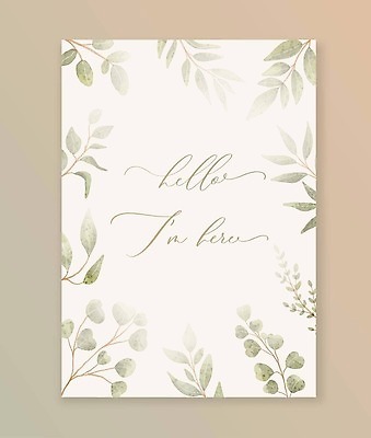 EPS 해외이미지 식물 행복 잎 일러스트 캘리그라피 붓터치 사랑 사람없음 파티 축하 엽서 번짐 초대 엘리먼트 베이비샤워 해외202309 해외일러스트 감정 컨셉 이벤트 편지 파일형식 벡터 효과