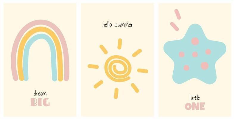 EPS 해외이미지 모양 디자인 포스터 별 어린이 컬러 무지개 곡선 일러스트 자연 날씨 추상 사랑 미술 그래픽 장식 여름 세트 컬러풀 태양 유행 아기 직물 신용카드 낙서 인쇄 만화 수집 심볼 그림 초대 공상 엘리먼트 벡터 해외202309 해외일러스트 자연요소 계절 감정 선 무늬 문화예술 사람 금융 생태계 파일형식