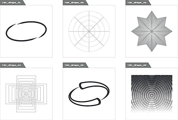 EPS 해외이미지 디자인 별 일러스트 추상 사람없음 그래픽 세트 검은색 원형 라인아트 기하학 해외202309 해외일러스트 자연요소 도형 선 컬러 무늬 파일형식 벡터