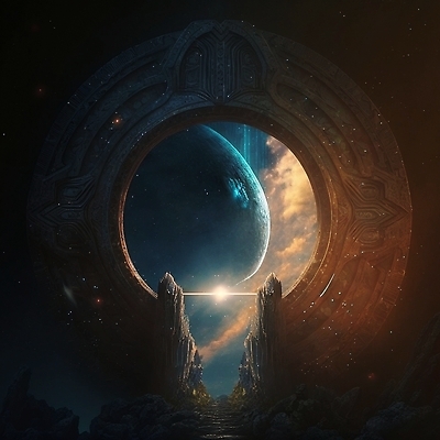 JPG 해외이미지 일러스트 사람없음 빛 판타지 우주 구멍 터널 신비 질감 공상 환상 SF 해외202309 해외일러스트 길 컨셉 상상 파일형식